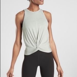 NWOT Athleta Essence Twist Tank Opal Green